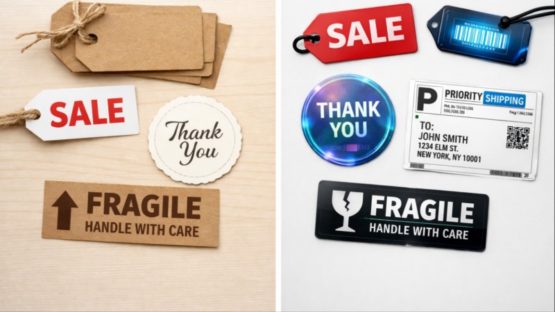 Paper Labels vs Synthetic Labels: How to Choose the Right Material